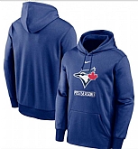 Men's Toronto Blue Jays Nike Royal 2020 Postseason Collection Pullover Hoodie